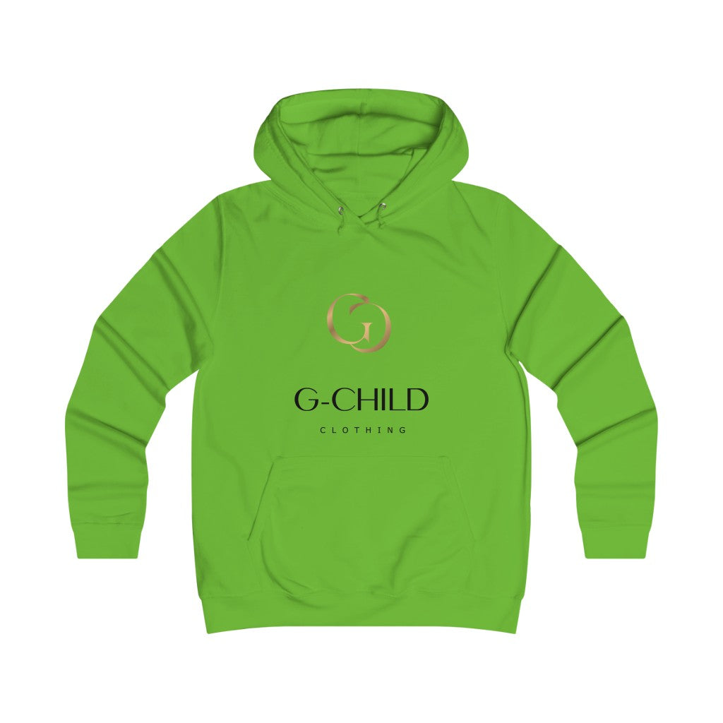 Women Hoodie GchildClothing green