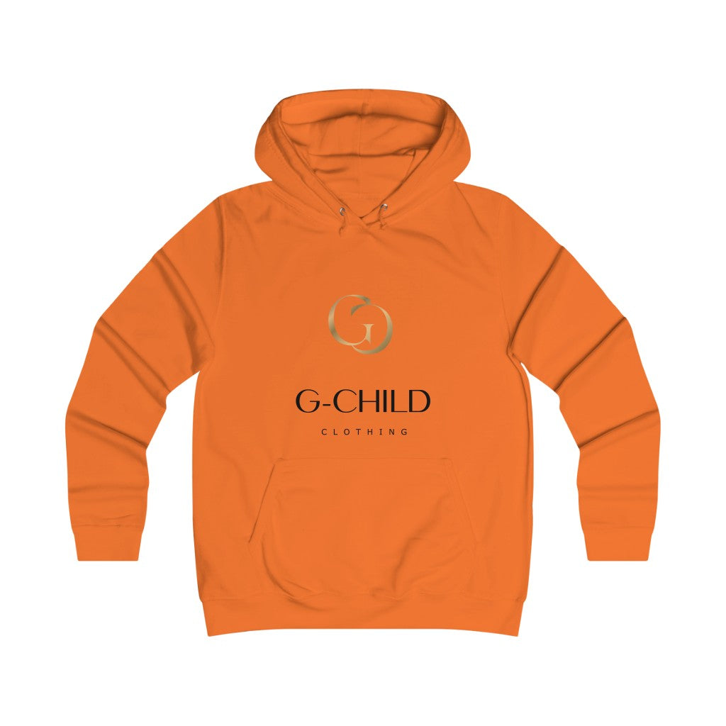 Women Hoodie GchildClothing orange