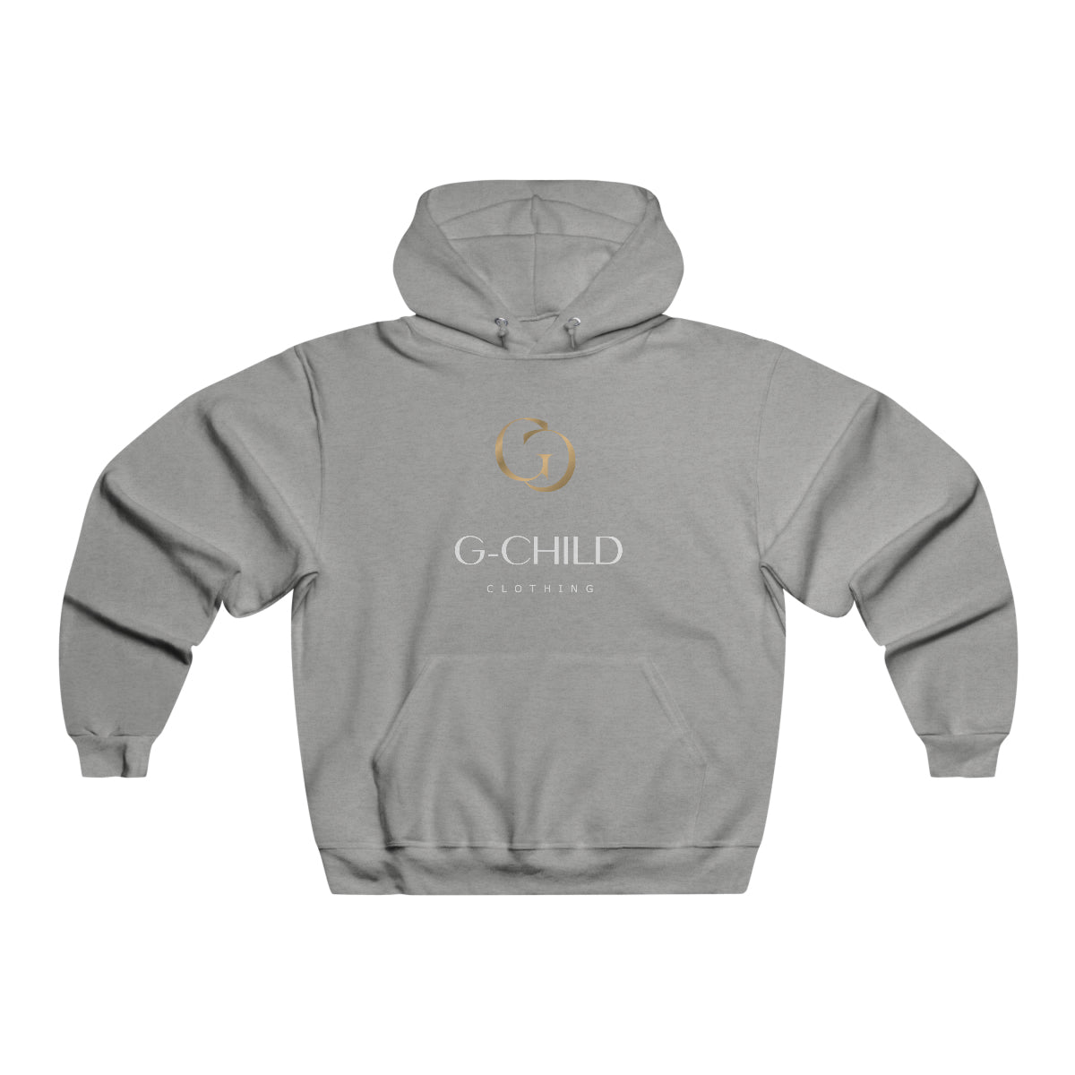 Men's Hooded Sweatshirt GchildClothing grey